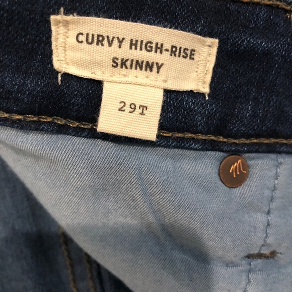 Madewell Tall Curvy High Rise Skinny Jean - Picture 2 of 3